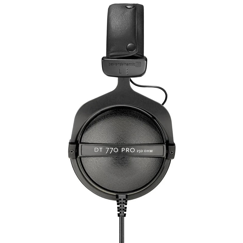 Beyerdynamic Head Mounted Monitoring Earphones, gravação profissional fechada, DT770 PRO, 250 Ω