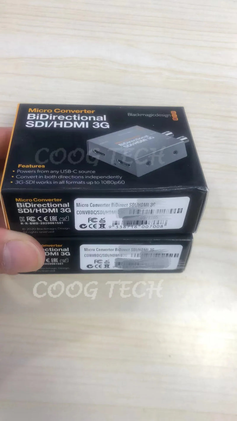 Blackmagic Design Micro Conversor, Bi-Direcional, 3G, HDMI, SDI
