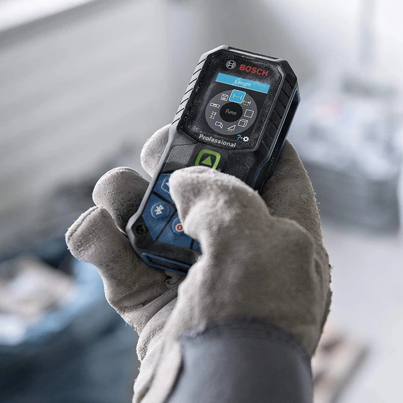 Bosch-Instrumento profissional de medição a laser, telêmetro a laser verde, regra de medição eletrônica, IP65 Bluetooth, GLM 50-27, CG 50M