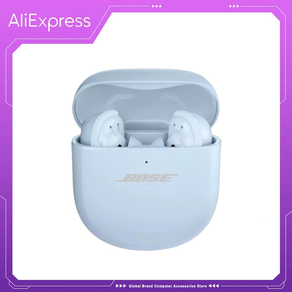 Bose-Quiet Comfort Ultra True Wireless Bluetooth Earbuds, cancelamento de ruído ajustável, áudio espacial, até 6 horas de tempo de reprodução