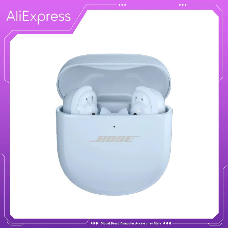 Bose-Quiet Comfort Ultra True Wireless Bluetooth Earbuds, cancelamento de ruído ajustável, áudio espacial, até 6 horas de tempo de reprodução
