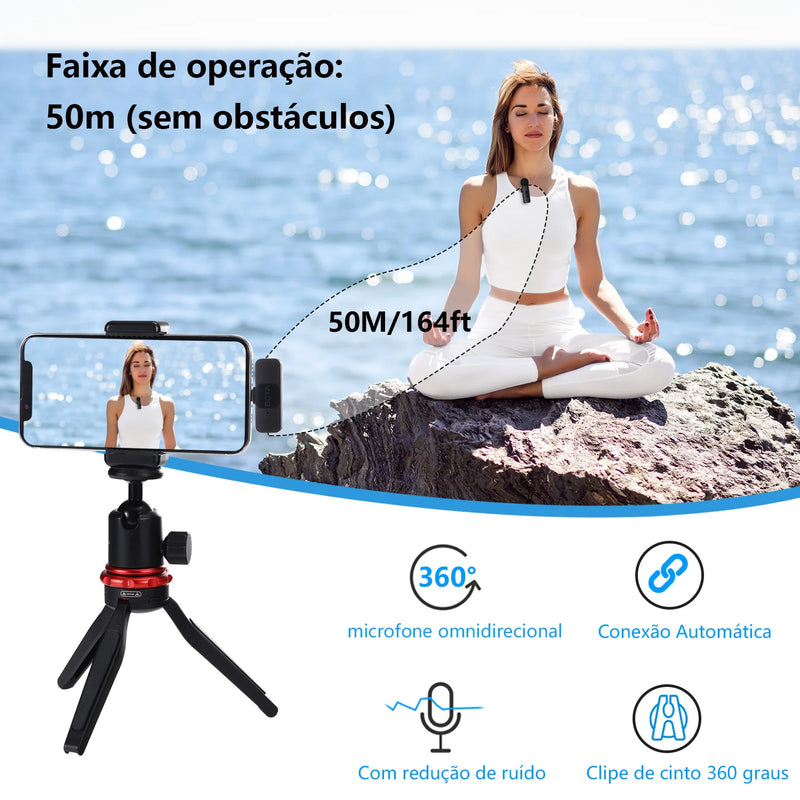 Boya BY-V microfone sem fio profissional lavalier mini lapela microfone condensador redução de ruído mic para iphone ipad android transmissão ao vivo gravação de jogos entrevista vlog gravação de piano Smartphone