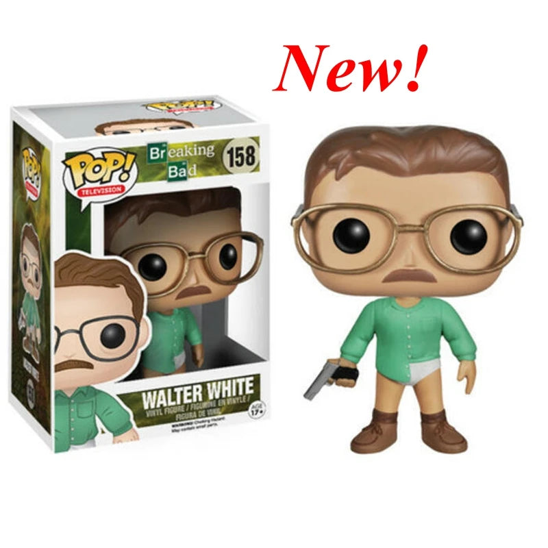 Breaking Bad Action Figure Brinquedos, Presentes de bonecas, Breaking Bad, 161, 162, HEISENBERG 163, SAUL Mike, Fring,