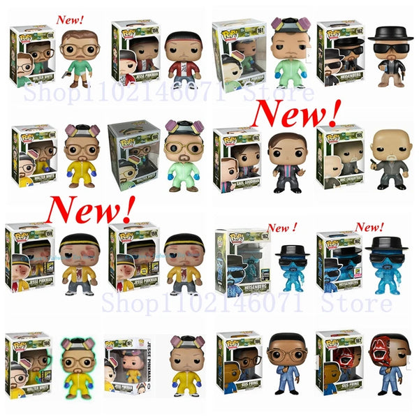 Breaking Bad Action Figure Brinquedos, Presentes de bonecas, Breaking Bad, 161, 162, HEISENBERG 163, SAUL Mike, Fring, #167, 158, 159, 160, Novo, 2021