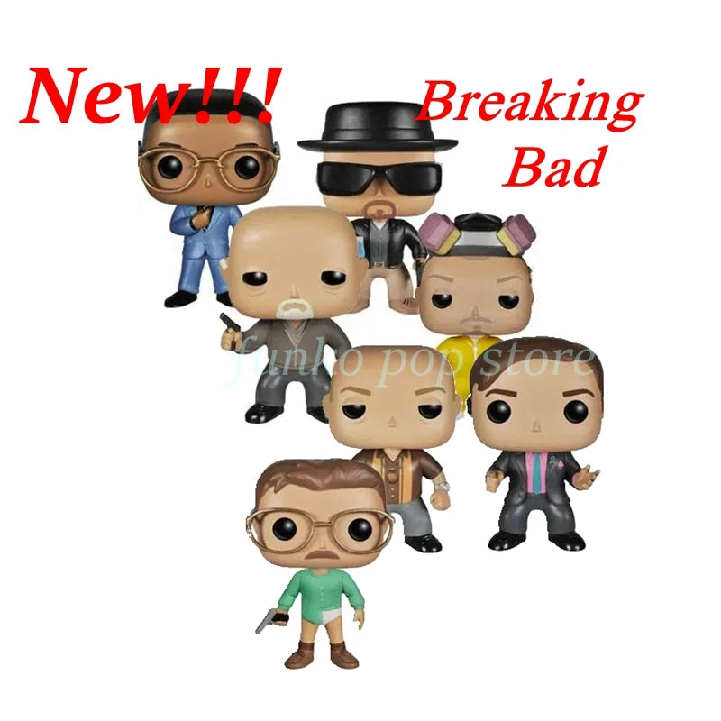 Breaking Bad Action Figure Brinquedos, Presentes de bonecas, Breaking Bad, 161, 162, HEISENBERG 163, SAUL Mike, Fring,
