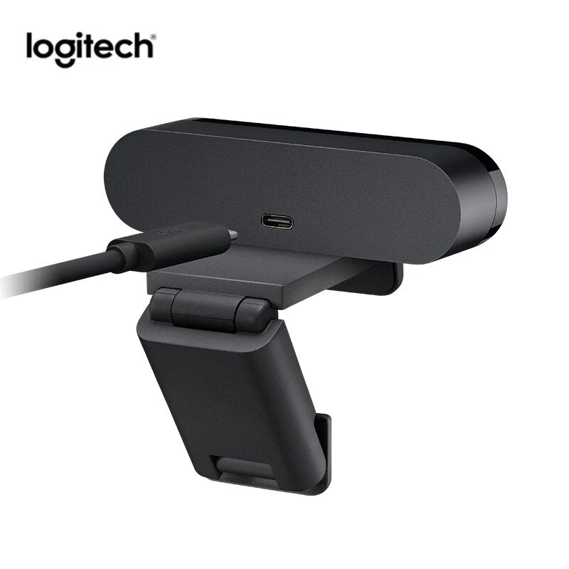 Câmera de videoconferência hd 1080p logitech c1000e brio 4k webcam com micphone grande angular ultra