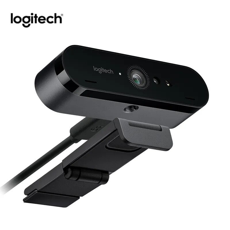 Câmera de videoconferência hd 1080p logitech c1000e brio 4k webcam com micphone grande angular ultra