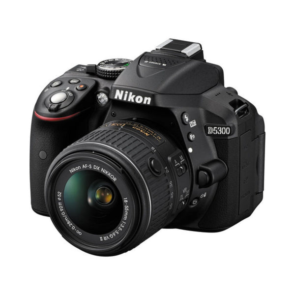 Câmera DSLR Nikon D5300 Kit com Lente 18-55mm| 24.2MP | Vídeo Full HD e Foco Automático Rápido