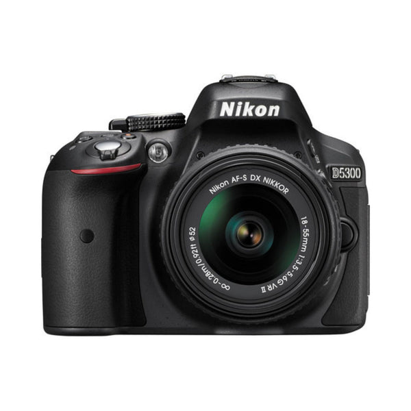 Câmera DSLR Nikon D5300 Kit com Lente 18-55mm| 24.2MP | Vídeo Full HD e Foco Automático Rápido