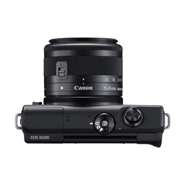 Canon EOS M200 Câmera Mirrorless com Lente EF-M 15-45mm e Vídeo 4K