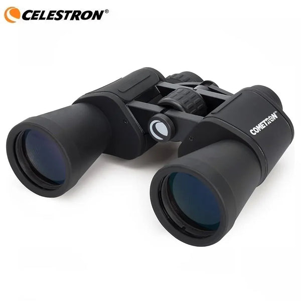 Celestron Beginner Astronomia Binóculos, grandes lentes objetivas, amplo campo de visão, ampliação 7x, 50mm