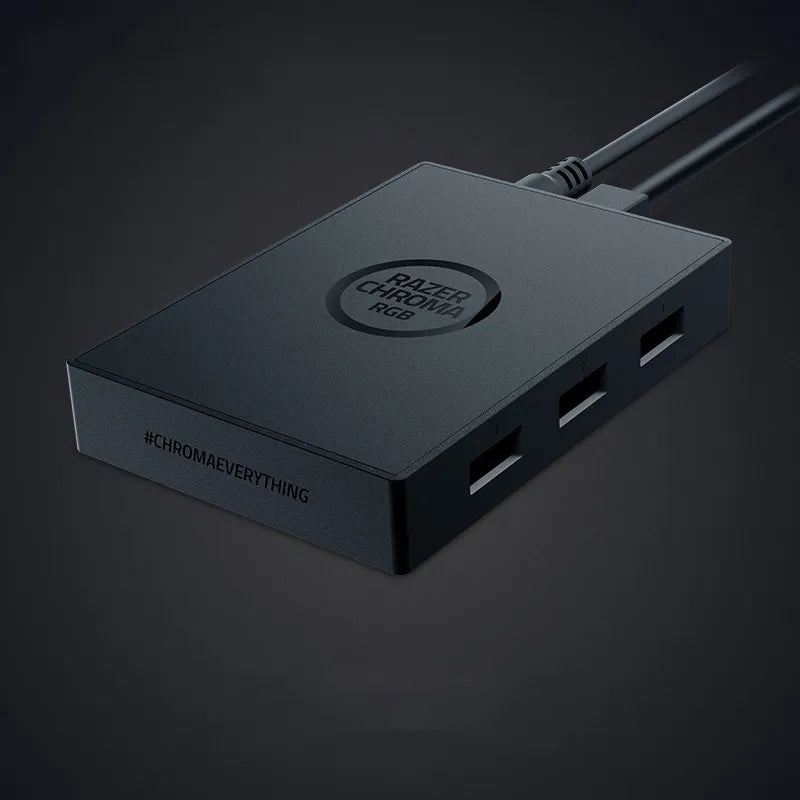 Controlador RGB Endereçável Razer-Chroma, Compatibilidade Universal, Trabalhar com Qualquer Dispositivo ARGB, 6 Cabeçalhos
