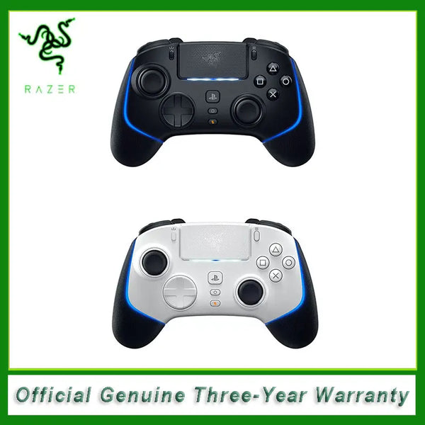 Controlador de jogos sem fio Razer-HyperSpeed para consoles PS5 e PC, Wolverine V2 Pro, botões de ação mecha-táteis, original