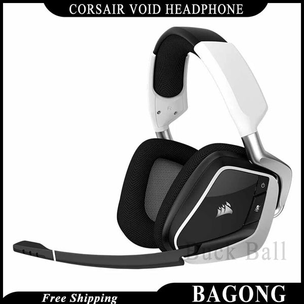 Corsair-Elite Pro Headset Bluetooth para PC, Auscultadores Bluetooth Sem Fio, Som Surround, Presentes Gamer, Bateria de 2,4 GHz Longa Duração, Vazio
