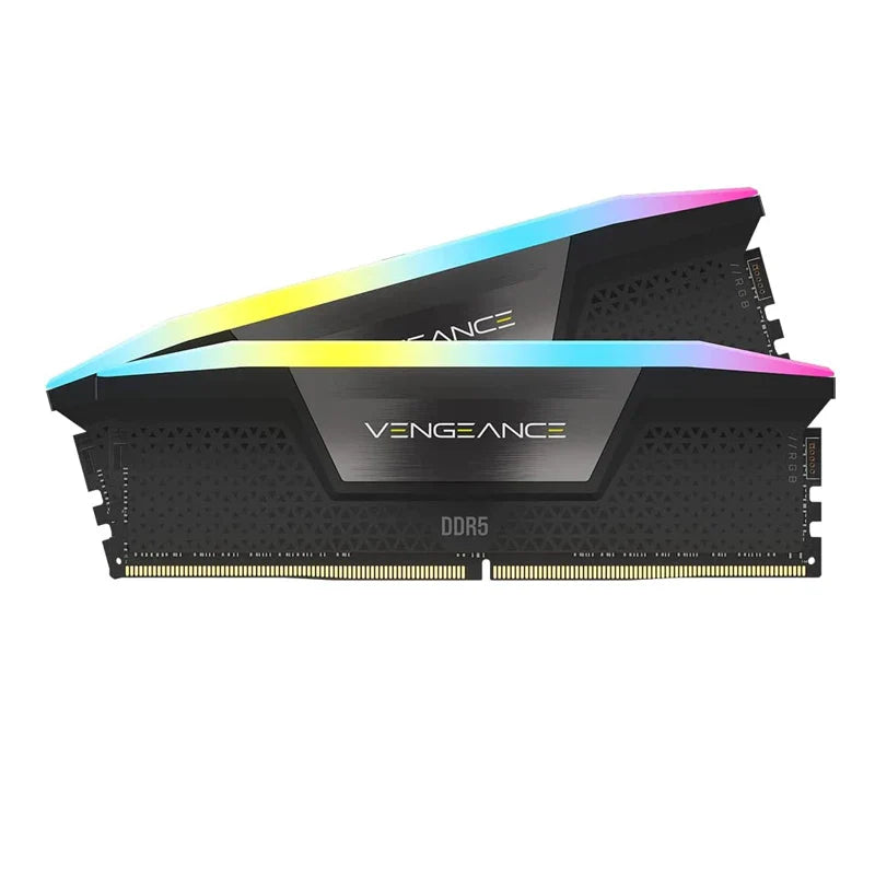 Corsair-Vengeance Memória de desktop otimizada RGB, DDR5 32GB 2x16GB, 5200MHz, 5600MHz, 6000MHz, 6200MHz, AMD otimizada