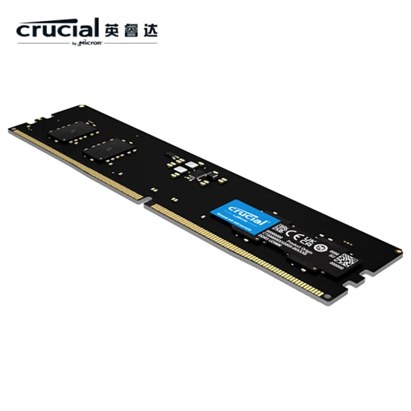 Crucial DDR5 Desktop Memory, 100% RAM Original, 16GB, 32GB, 4800MHz, 5200MHz, 5600MHz