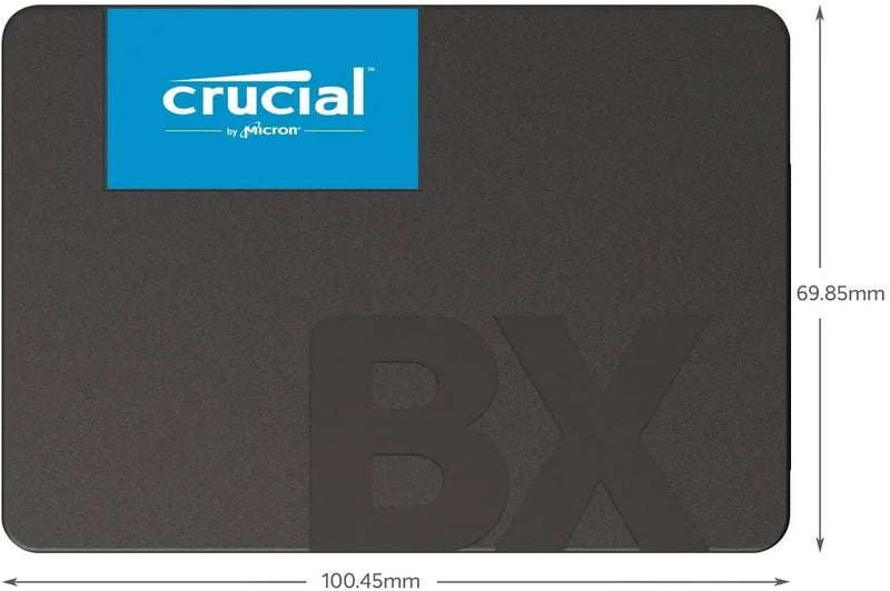 Crucial-Unidade interna de estado sólido, SSD, BX500, 240GB, 500GB, 1000GB, 2000GB, 3D, NAND, SATA, 2,5 polegadas, até 540 Mbps