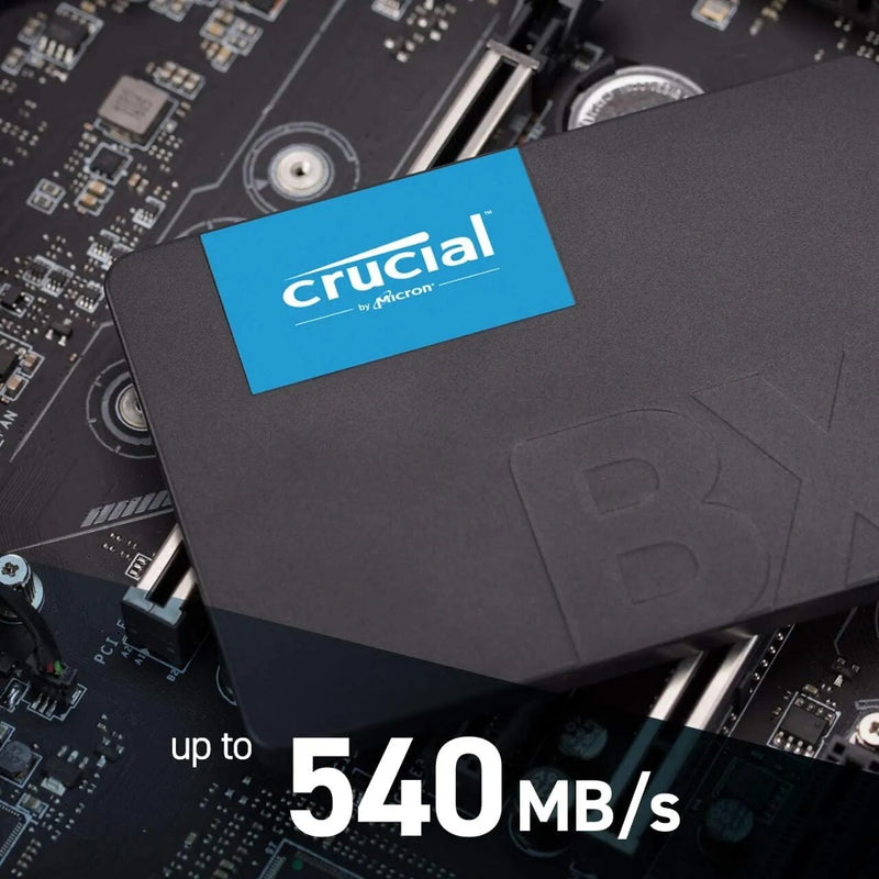 Crucial-Unidade interna de estado sólido, SSD, BX500, 240GB, 500GB, 1000GB, 2000GB, 3D, NAND, SATA, 2,5 polegadas, até 540 Mbps