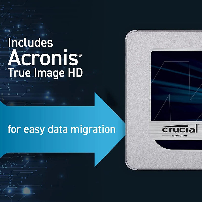 Crucial mx500 250gb 500gb 1000gb 2000gb 4000gb 3d nand sata3 2.5-Polegada ssd interno unidade de estado sólido 5 anos de garantia