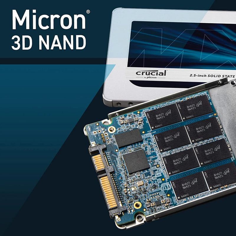 Crucial mx500 250gb 500gb 1000gb 2000gb 4000gb 3d nand sata3 2.5-Polegada ssd interno unidade de estado sólido 5 anos de garantia
