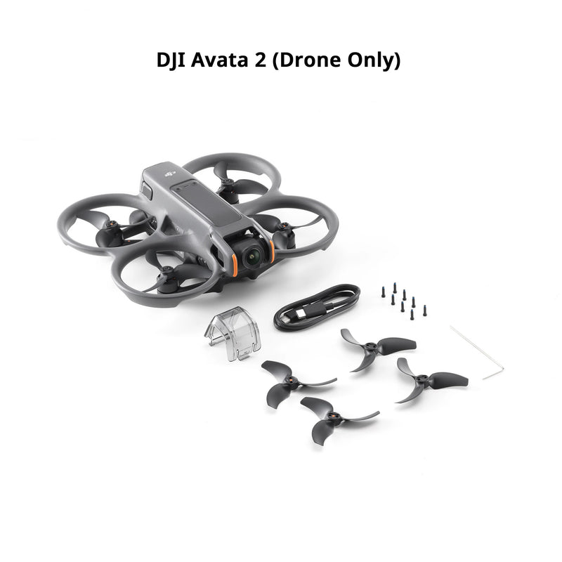 DJI Avata 2 Fly mais Combo FPV Drone, RC Motion 3 controle, 4K, óculos, 3 Cinema, Novo