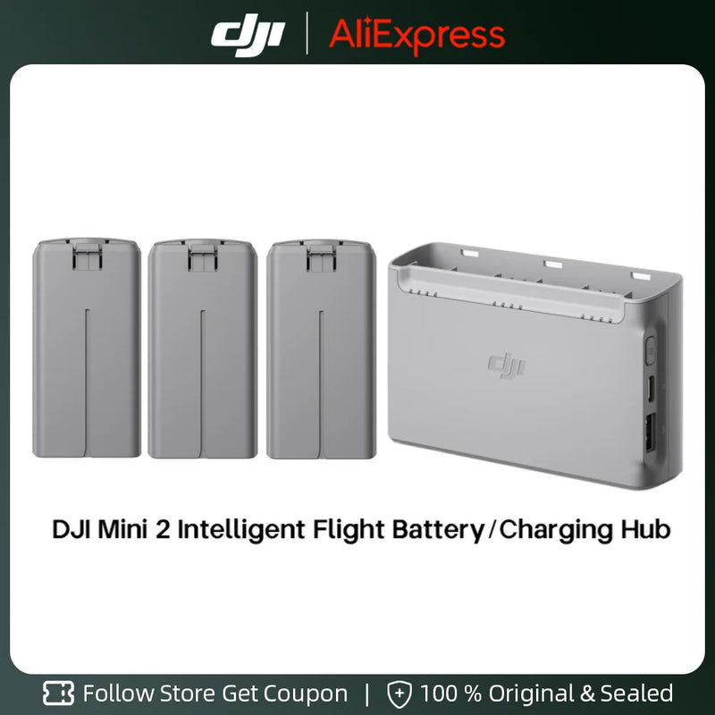 DJI Mini 2 Bateria de Voo Inteligente, 2250 mAh, Hub de Carregamento Bidirecional para DJI Mini 2, SE, Eficaz Até 31 Minutos de Tempo de Voo