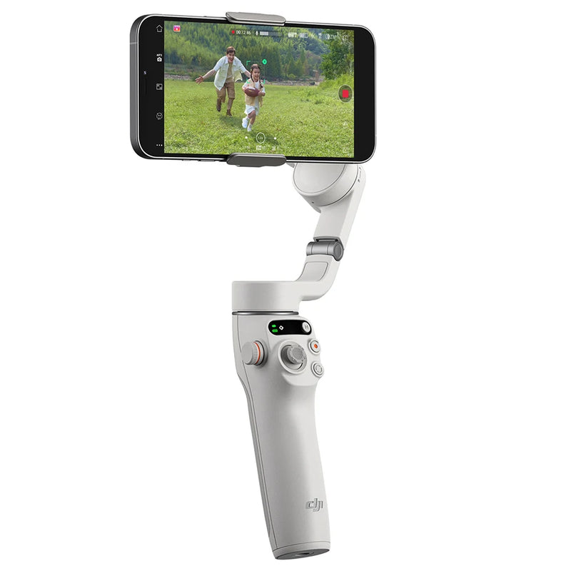 DJI-Osmo 6 Platinum Cinza Tripé Móvel, Smartphone Gimbal, Estabilizador Original de 3 Eixos, Estabilização Sem Perdas, Liberação Rápida Magnética