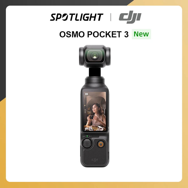 DJI-Osmo Pocket 3 Gimbal Camera, 1 "CMOS, marca original, novo, em estoque