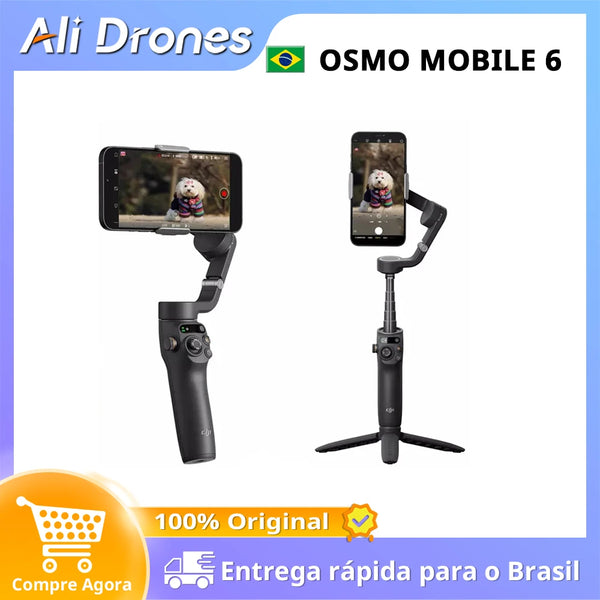 Dji osmo mobile 6 activetrack 5.0 built-in haste de extensão lançamento rápido om 6 cardan handheld original novo em estoque