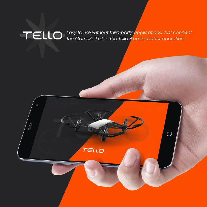 Dji tello controlador remoto ryze jogo senhor t1d controle bluetooth gamepad controlador do jogo para tello dji tello acessórios originais