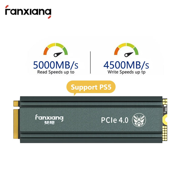 FANXIANG-Disco de estado sólido interno, unidade SSD para desktop PS5, 500GB, 1TB, 2TB, 4TB, SSD M2, NVMe, PCIe 4.0x4, M.2 2280