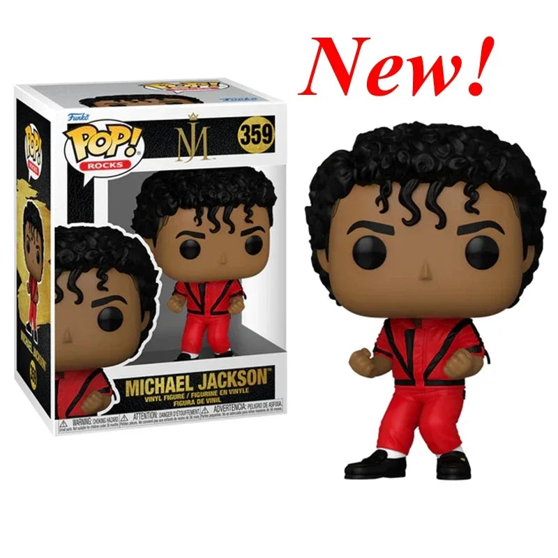 FUNKO-Pop Stars vencê-lo Figura de Ação PVC, Brinquedos modelo para o presente, Michael Jackson, #22, #23, #24, #25, #26, #359, Novo