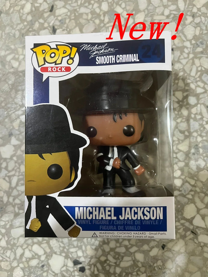 FUNKO-Pop Stars vencê-lo Figura de Ação PVC, Brinquedos modelo para o presente, Michael Jackson, #22, #23, #24, #25, #26, #359, Novo