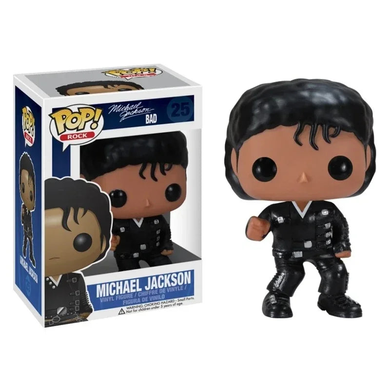 FUNKO-Pop Stars vencê-lo Figura de Ação PVC, Brinquedos modelo para o presente, Michael Jackson, #22, #23, #24, #25, #26, #359, Novo