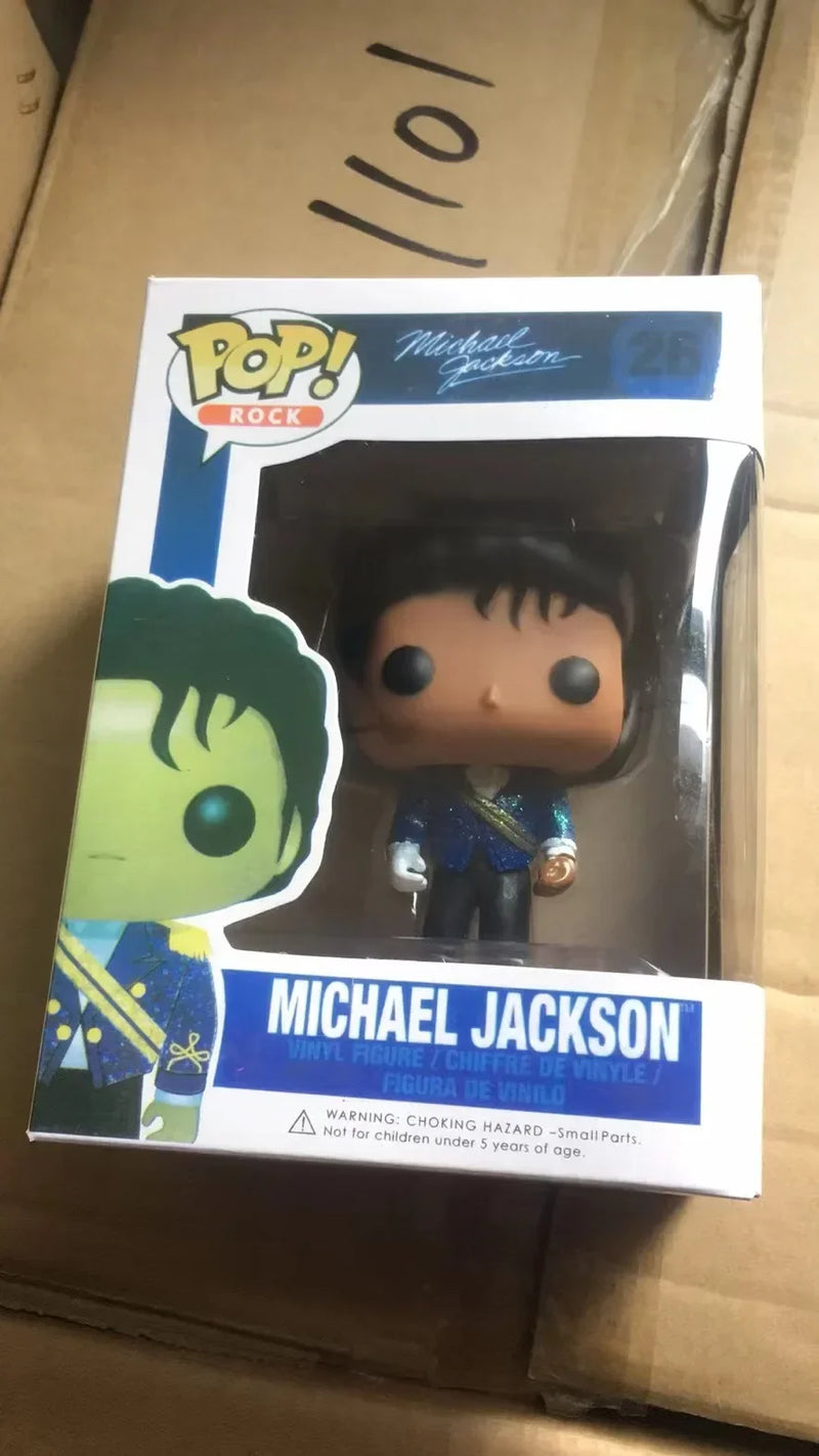 FUNKO-Pop Stars vencê-lo Figura de Ação PVC, Brinquedos modelo para o presente, Michael Jackson, #22, #23, #24, #25, #26, #359, Novo