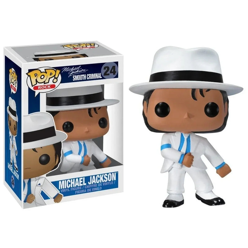 FUNKO-Pop Stars vencê-lo Figura de Ação PVC, Brinquedos modelo para o presente, Michael Jackson, #22, #23, #24, #25, #26, #359, Novo