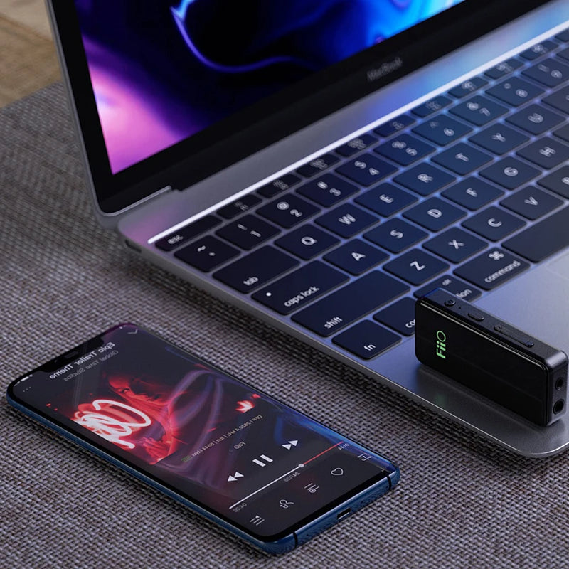 FiiO-BTR3K Amp de Auscultadores HiFi Bluetooth 5.0 Equilibrado, USB DAC, AK4377A x 2, Suporte aptX, HD, LDAC, 2.5, 3.5mm Porta