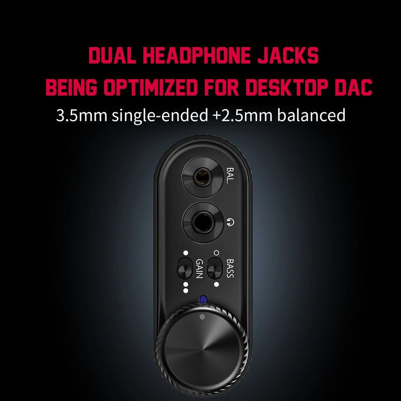 FiiO-K3 Amplificador De Auscultadores, DSD USB DAC para PC,DSD256 Suporte COAXIAL, ÓTICO, BALANÇO DE 2.5, Novo