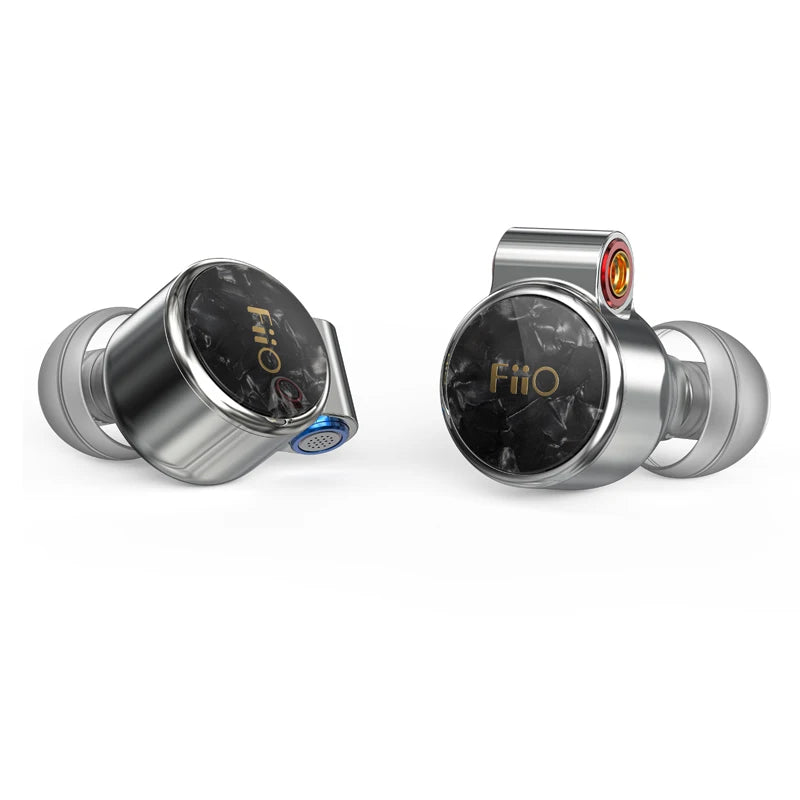 Fiio fd3/fd3 pro 1dd in-ear fones de ouvido 12mm dlc wired hi-res destacável mmcx cobre monocristalino de alta pureza sem microfone