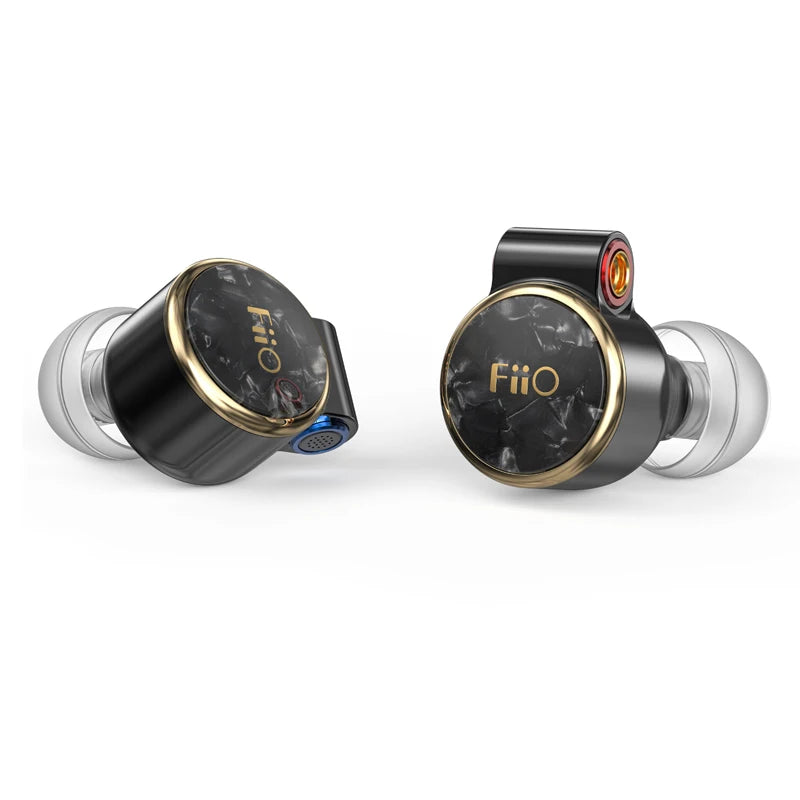 Fiio fd3/fd3 pro 1dd in-ear fones de ouvido 12mm dlc wired hi-res destacável mmcx cobre monocristalino de alta pureza sem microfone