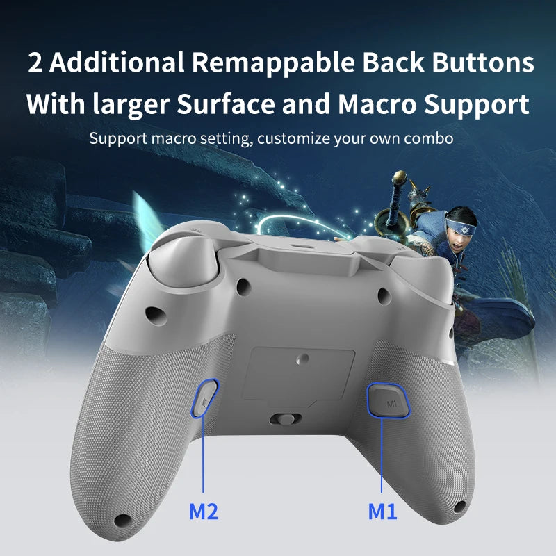 Flydigi Direwolf Controlador de jogo sem fio, Wired 2 Versão, Gaming Gamepad, Suporta PC, Nintendo Switch, andróide, iOS, Celular
