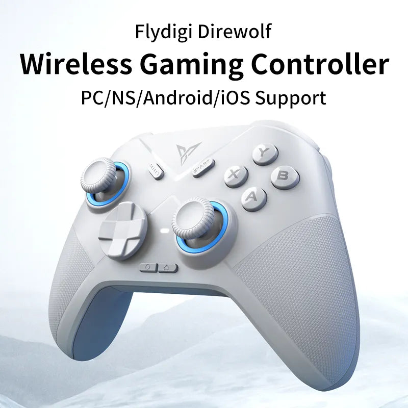 Flydigi Direwolf Controlador de jogo sem fio, Wired 2 Versão, Gaming Gamepad, Suporta PC, Nintendo Switch, andróide, iOS, Celular