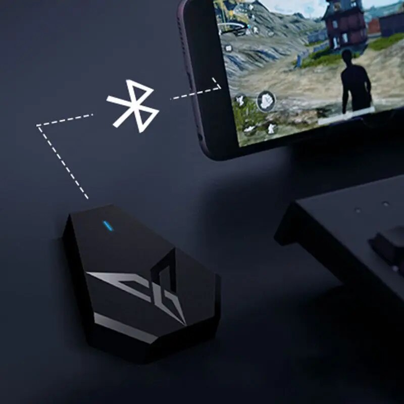 Flydigi q1 mouse e teclado conversor adaptador para jogo móvel pubg auxiliar controlador bluetooth-compatível conexão novo