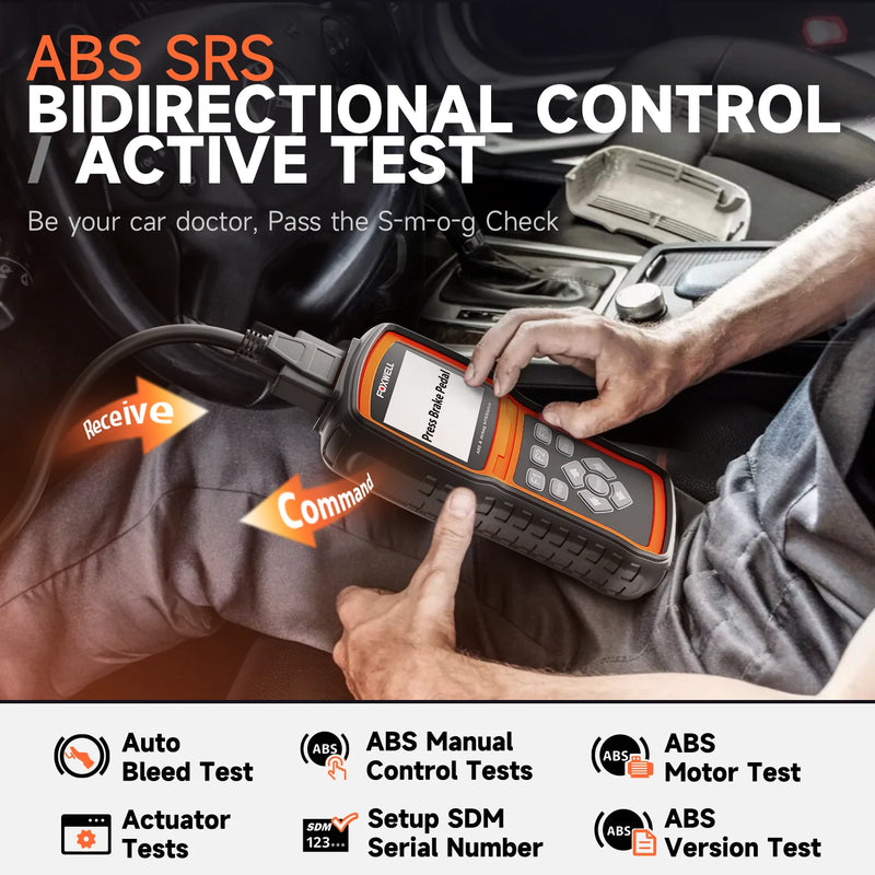 Foxwell nt630 além de obd2 Scanner Automotivo em Português Motor ABS Airbag EPB OIL SAS Calibração Code Reader ODB OBD2 Auto Car Diagnostic Tool