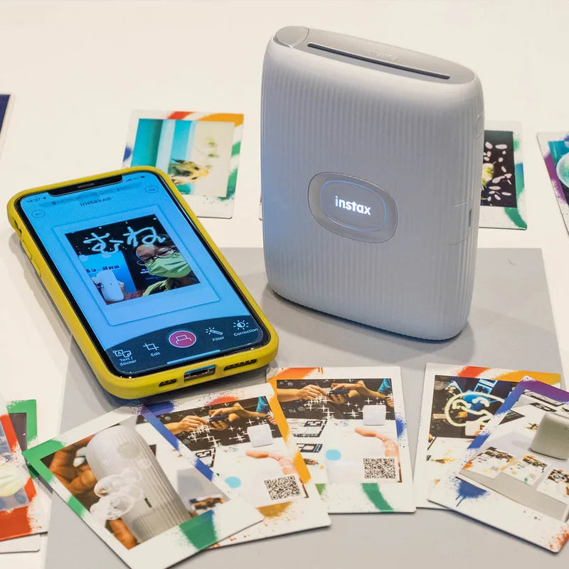 Fujifilm-Impressora Instax Mini Link 2 Câmera Fotográfica, Aplicativo Smart Phone, Máquina de filme, Novo