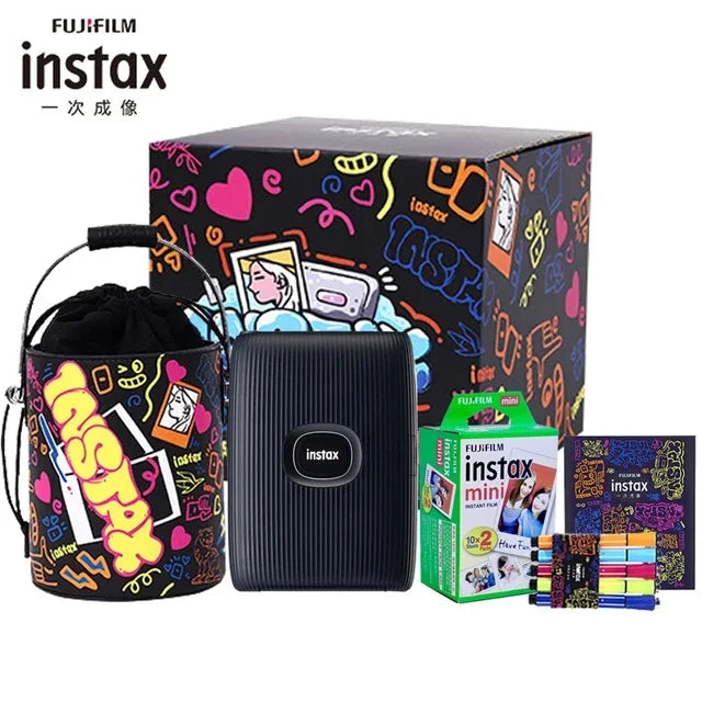 Fujifilm-Impressora Instax Mini Link 2 Câmera Fotográfica, Aplicativo Smart Phone, Máquina de filme, Novo