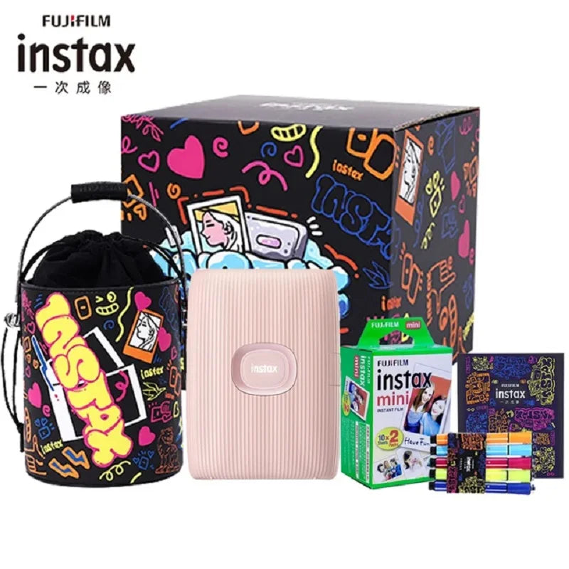 Fujifilm-Impressora Instax Mini Link 2 Câmera Fotográfica, Aplicativo Smart Phone, Máquina de filme, Novo