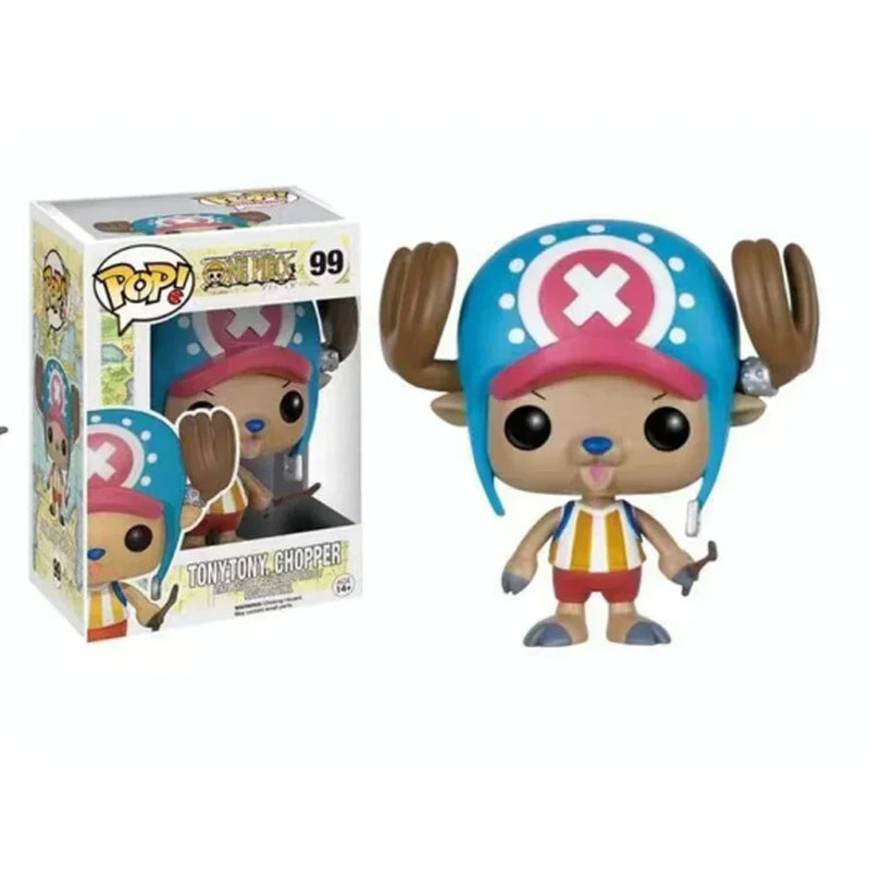 Funko-One Piece Action Figure Coleção Modelo Brinquedos, Luffy, Helicóptero, AISI, Luffytaro, Presente de Natal