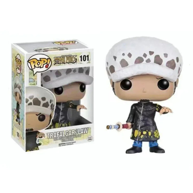 Funko-One Piece Action Figure Coleção Modelo Brinquedos, Luffy, Helicóptero, AISI, Luffytaro, Presente de Natal