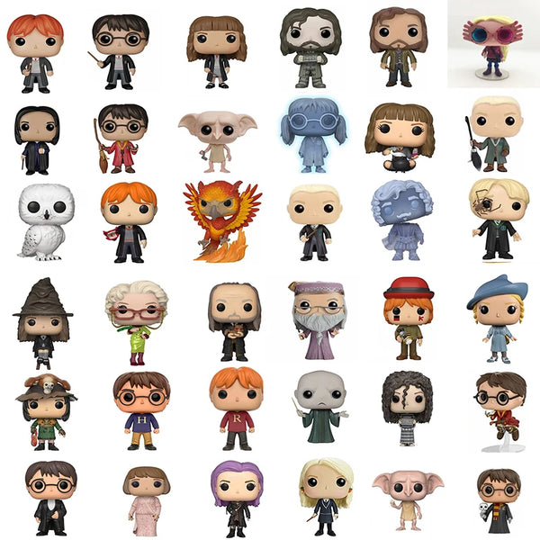 Funko POP-Modelo de Brinquedos para Presentes, Hermione, Rony Weasley, Malfoy, Dumbledore, Snape Tonks, Belatriz, Gemendo, Murta, Nick Luna, Lovegood